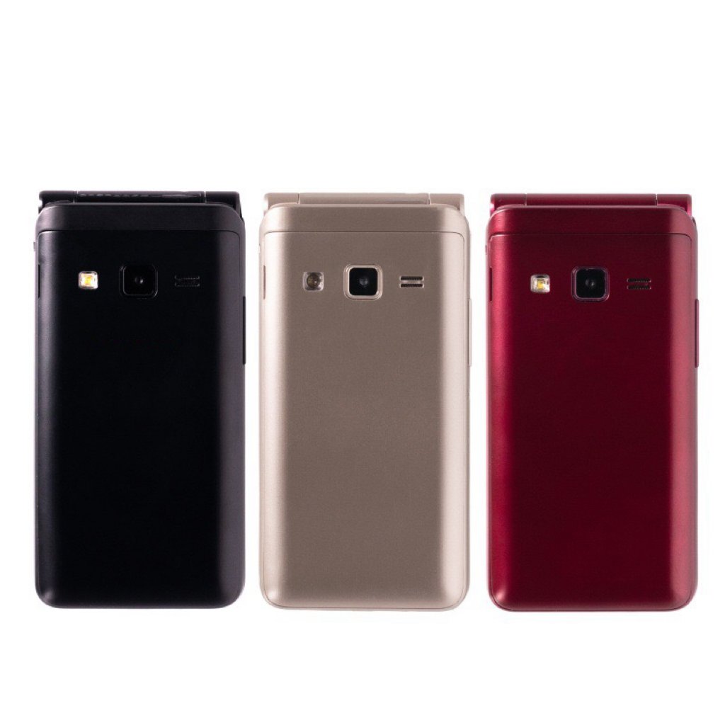Cross-border foreign trade SM-G1650 smart phone loud big word clamshell key elderly machine Android foreign trade mobile phone